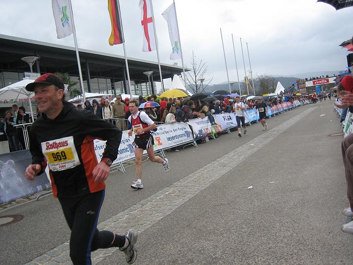 die letzten 200m vor dem Ziel