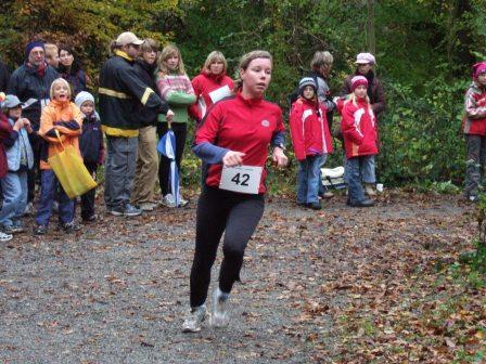 Vanessa auf der letzten Runde