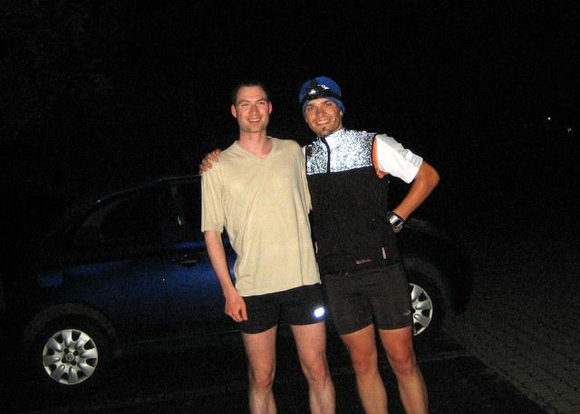 Nach dem Lauf, Dirk und Thomas�