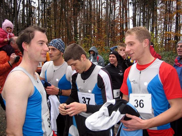 Vor dem Start, Dirk, Domenico, Thomas und Thorben 