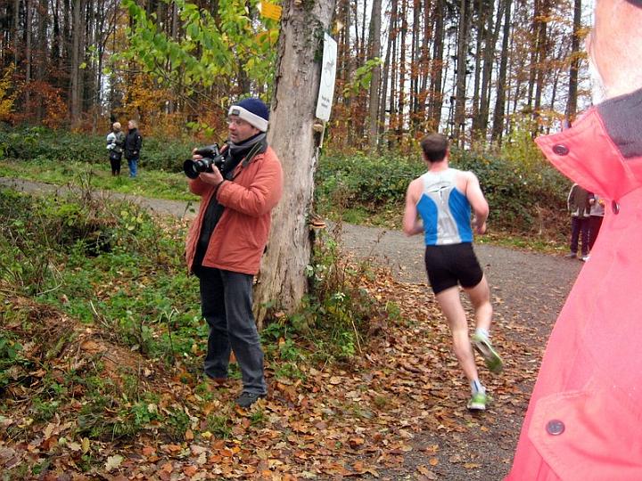 Dirk nach seiner ersten Runde, Links: Egbert 