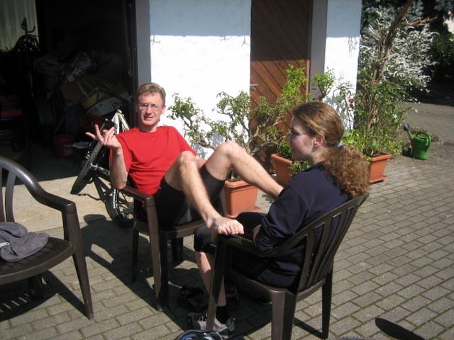 Die Gastgeber: Florian und Nicole 