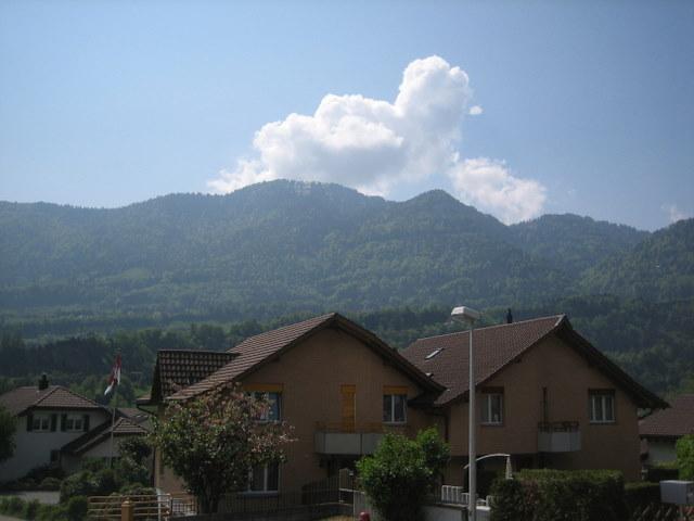 Blick auf den Rigi, hier geht's heute hoch 