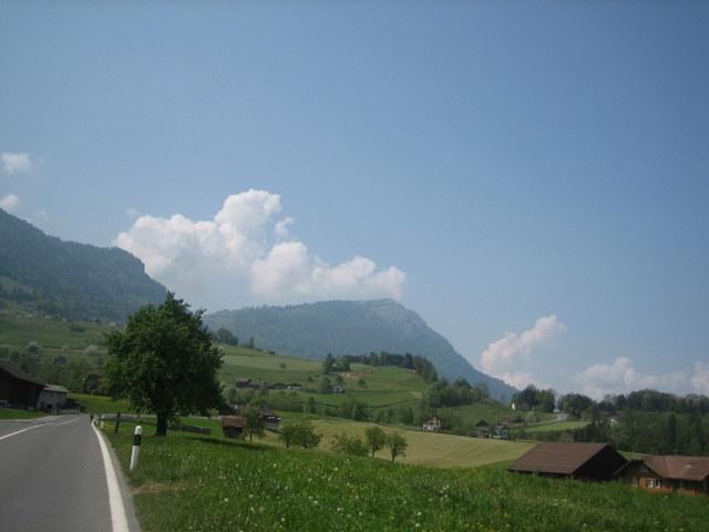 Blick auf die Bernerh�he, Startpunkt des Rigi-Wanderweges 