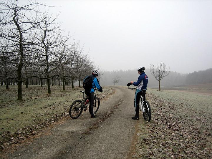 Kalt ist es : Winterlandschaft bei Wangen 