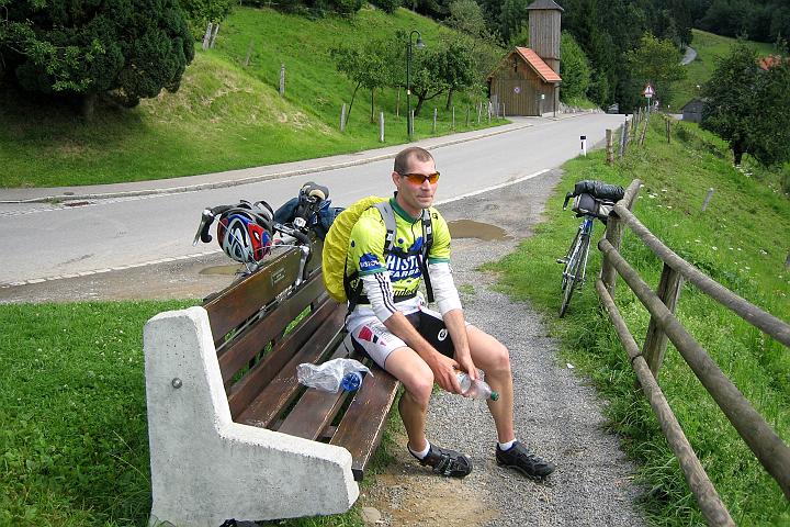 Der erste Berg hatte es auch schon ganz schn in sich. 15% Steigung Minimum....