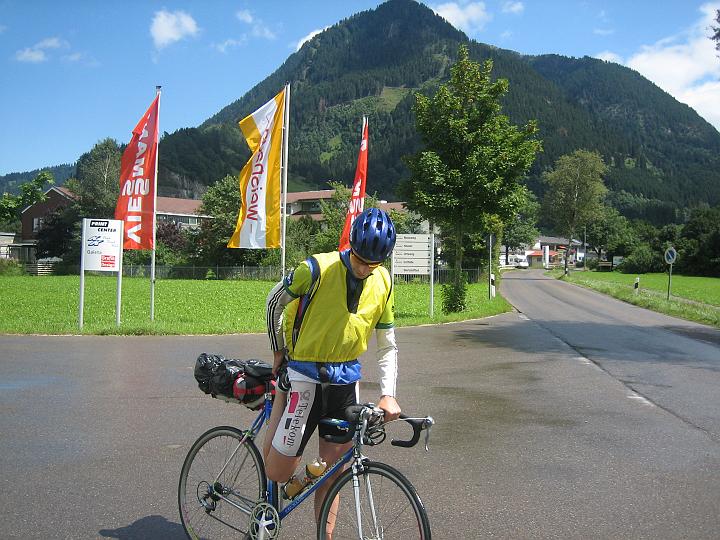 Am nchsten Tag wieder frisch und munter bei Sonthofen vorm Hochjoch