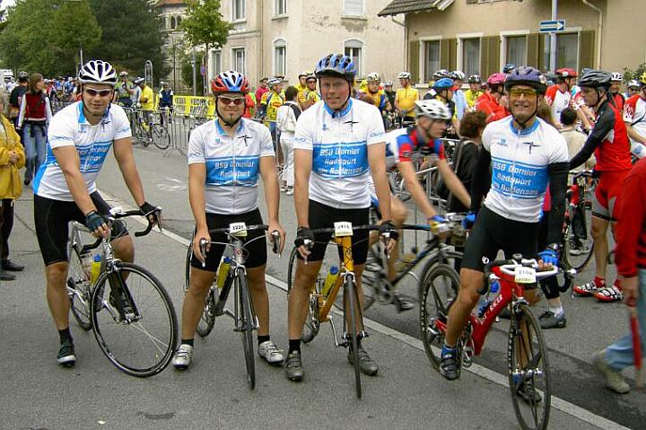 Vor dem Rennen war es sogar noch trocken...