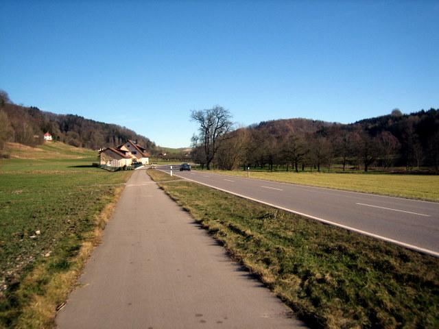Radweg Deggenhauser Tal Richtung Untersiggingen 