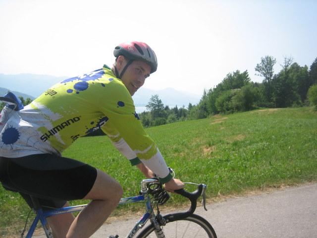 Auffahrt auf der Triathlon-Runde 