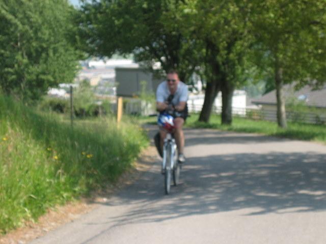 J�rgen viel zu schnell f�r die Kamera 