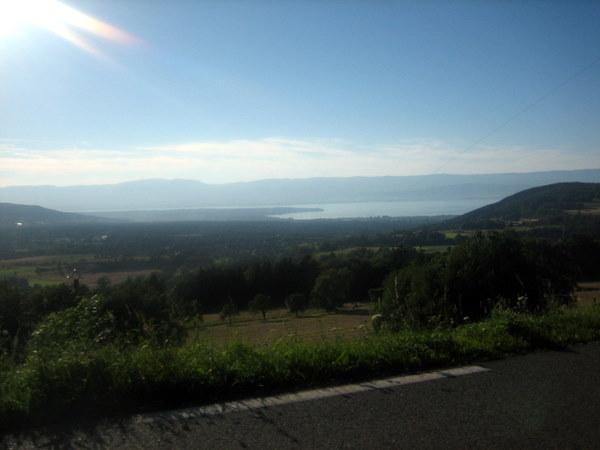 Ausblick bei der Abfahrt vom Col du Cou 