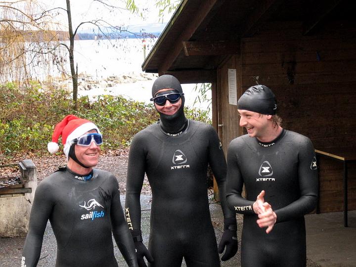 Udo (Weihnachtsmann) , Tobias und Thomas 