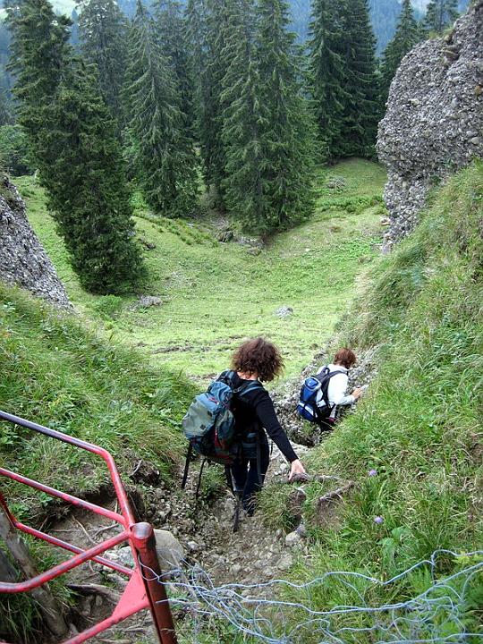 Steile Abk�rzung zur Falkenh�tte 