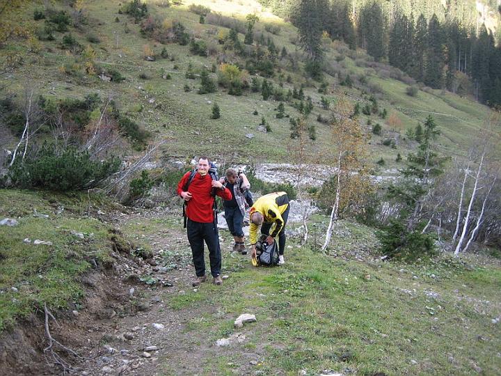 Wandern macht hungrig ( Dirk, Georg und Marco ) 
