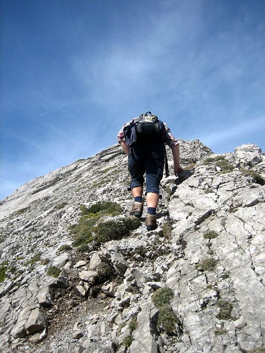 Gratwanderung zum Zitterklapfen-Gipfel 