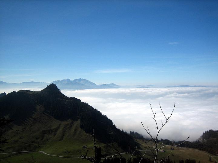 Sch�ner Ausblick vom Staufen mit dem S�ntis im Hintergrund
