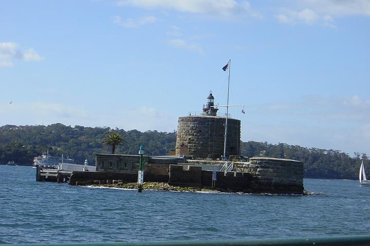 Eine alte Gef�ngisinsel in Sydney