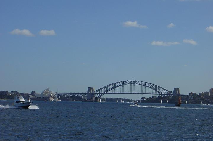 Auf der F�hre nach Manly Beach