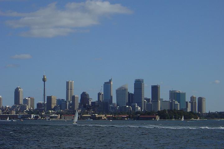 Sydney Skyline von der F�hre aus gesehen