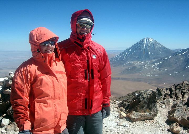 Auf dem Vulkan Tocco ( 5950m�M) 